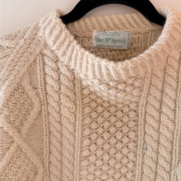 Cream Cable Knit Sweater - Picture 4 of 5